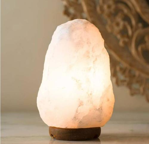 Lámpara de sal del Himalaya 2-3kg blanca - Magic Salt® Lighting For Your Soul