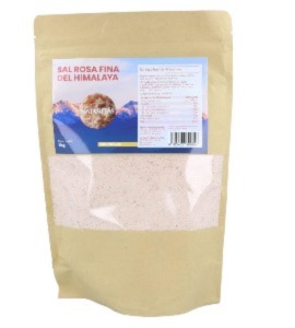 Sal Rosa Fina del Himalaya 1 kg Naturitas Essentials | 100 natural | Sin refinar | Sin aditivos | Sin GMO