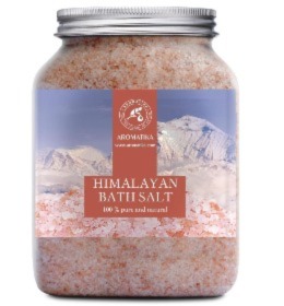 Sales de Baño Himalayan Pink 1300g - 100 Puro  Natural - Sal Himalayan - Mejor Para un Buen Sueño - Alivio del Estrés - Baño - Belleza - Relajante