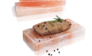Amazy Plancha de Sal para Barbacoa (3 Piezas) - Piedra de Sal para cocinar Carne y Pescado a la Sal para Barbacoa o Horno